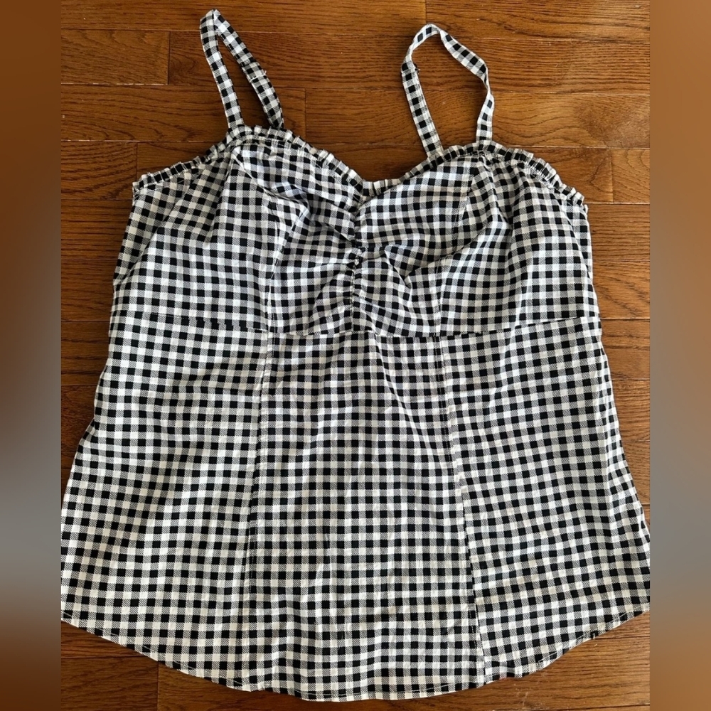 Torrid plaid tank